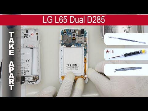 How to disassemble 📱 LG L65 Dual D285 Take Apart, Tutorial