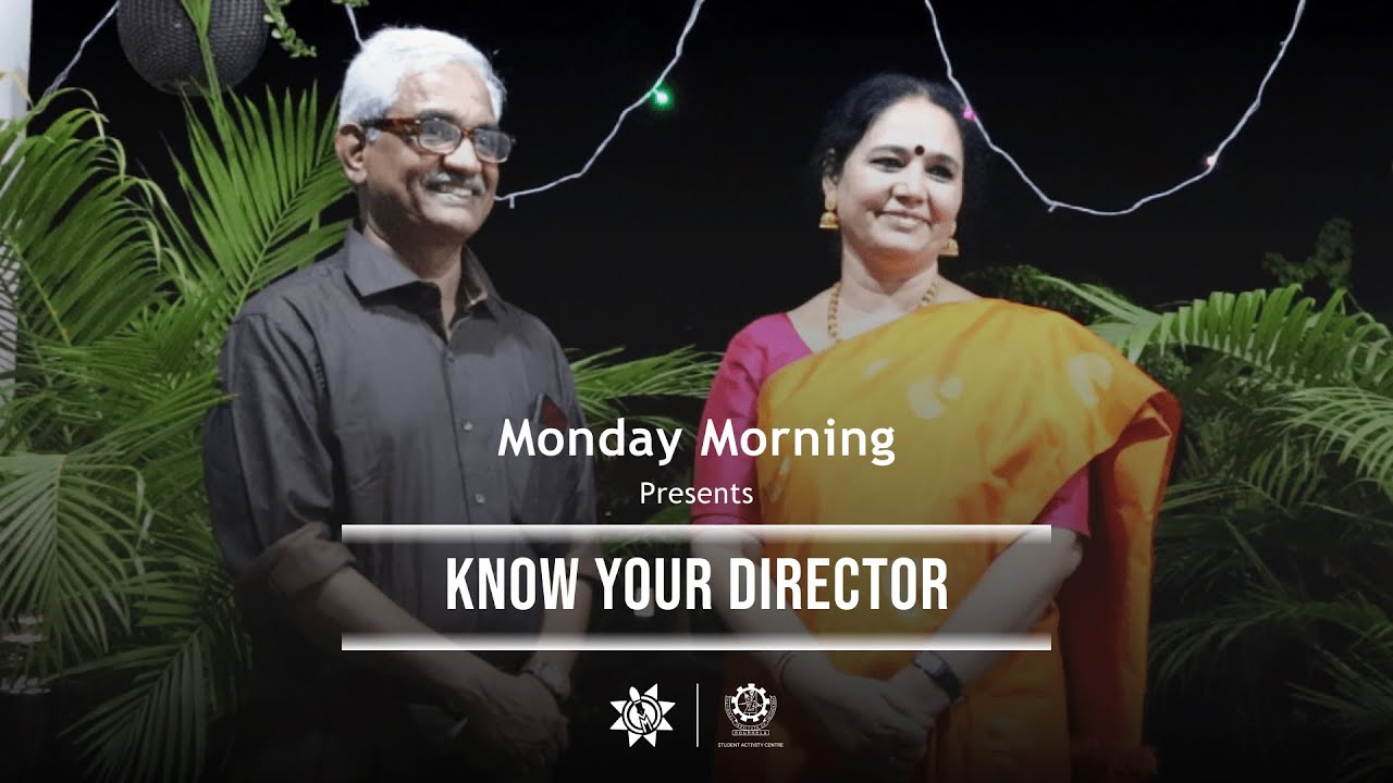 Know Your Director | Prof. K .Umamaheshwar Rao | NIT Rourkela - YouTube