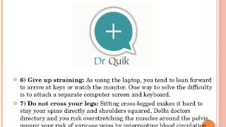 10 Simple Steps to Prevent Work-Related Back Ache