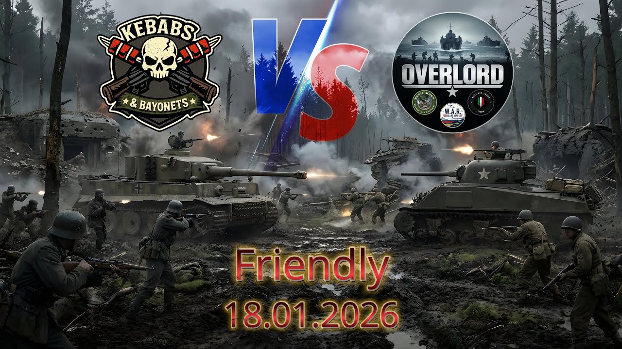 K&B Vs Overlord - Hürtgen Forest | 15 min delay - 18 Jan 26 - Hell Let Loose Comp Friendly Match
