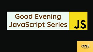 Day 3 | Data types in JS | Good Evening JavaScript Profile
