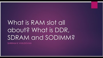 Where is RAM housed? What is SDR? What is DDR? What is SODIMM?
