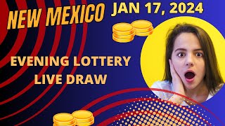 New Mexico Evening Lottery Results Draw Jan 17 2024 - Pick 3