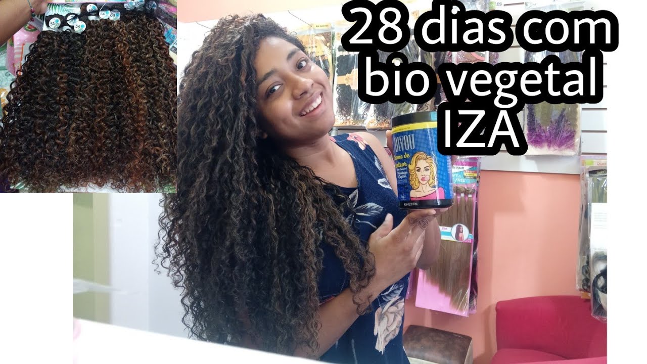 30 DIAS DE USO  CABELO IZA BIO VEGETAL 