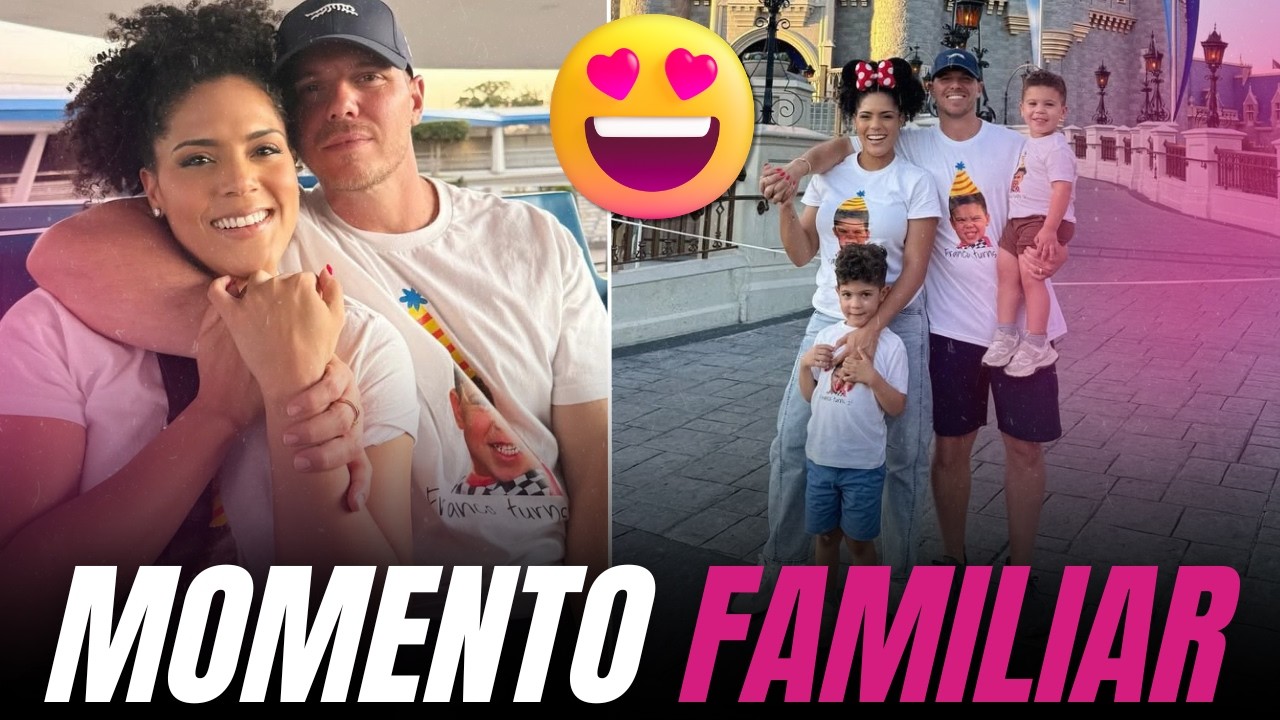 😍Francisca lleva a SUS HIJOS a Disney y comparte inolvidable VIAJE FAMILIAR