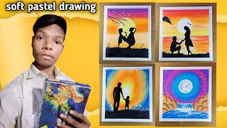 Soft pastel drawings ❤️/ Easy drawing for beginners/ VP drawing screenshot 5