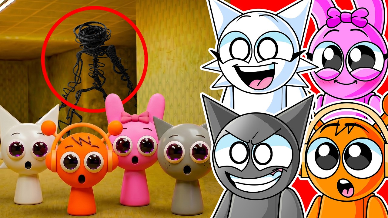 Reacting To CHIBI SPRUNKI SQUAD TRAPPED IN THE BACKROOMS