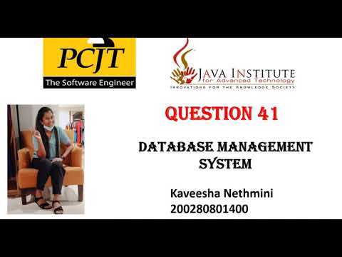 Data Base Task 41 | Create a Relational Algebra Query | 1st Year | Java Institute