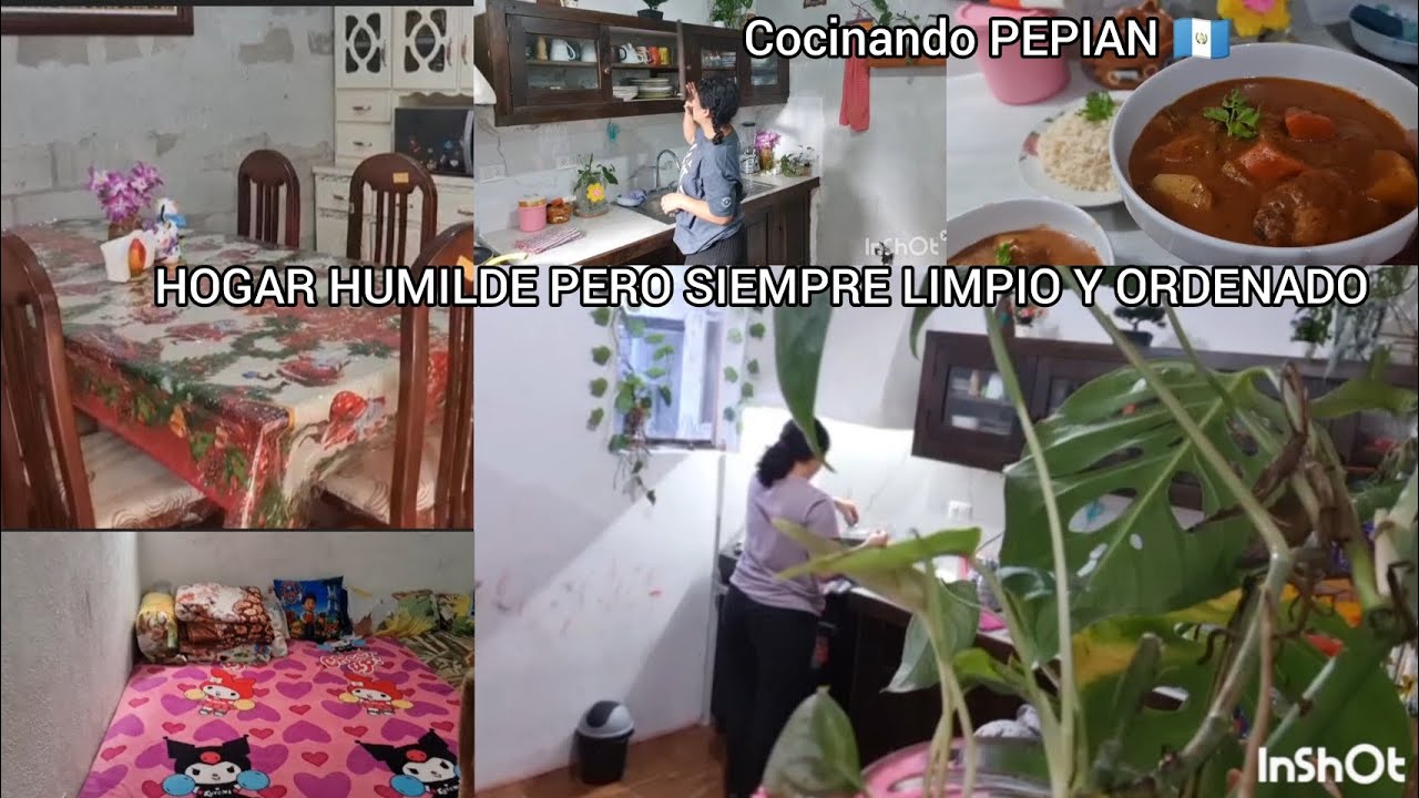 Agradecida por mi hogar 🏡, vida tranquila de una ama de casa cocinando delicioso PEPIAN 🇬🇹