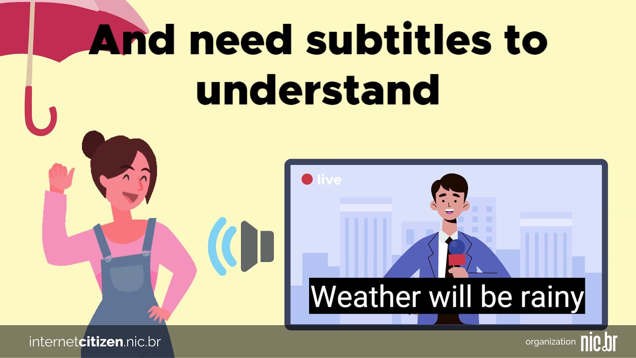 Web Accessibility: subtitle your videos