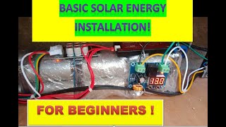 Basic Solar Energy Installation for Beginners!