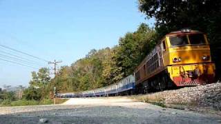 RAP.102 Passing The Curve KM.661 near Pang Muang Station.