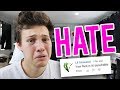 READING MEAN HATE COMMENTS! ( I'm wounded )