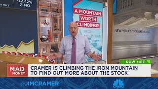 Cramer breaks down his homework on Iron Mountain