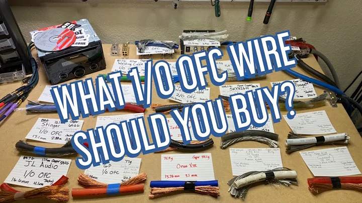 Find the best value 1/0 OFC power wire using my cheat sheet! (1/0 OFC wire shootout update)
