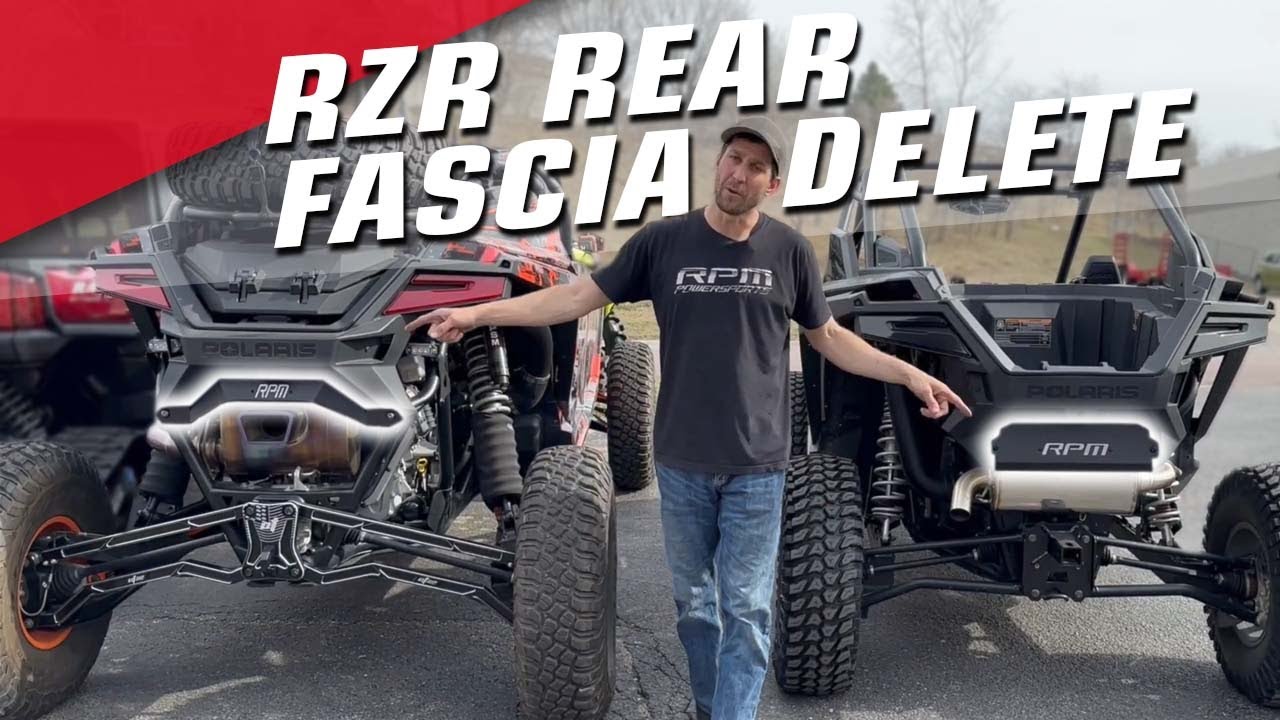 Pro XP and Pro R Rear Fascia Delete for RPM Exhausts!!! - YouTube