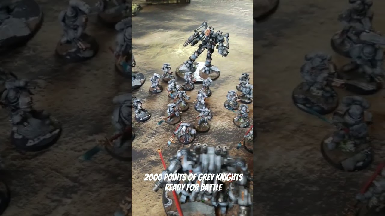 2000 points of Grey Knights ready for the next battle! 