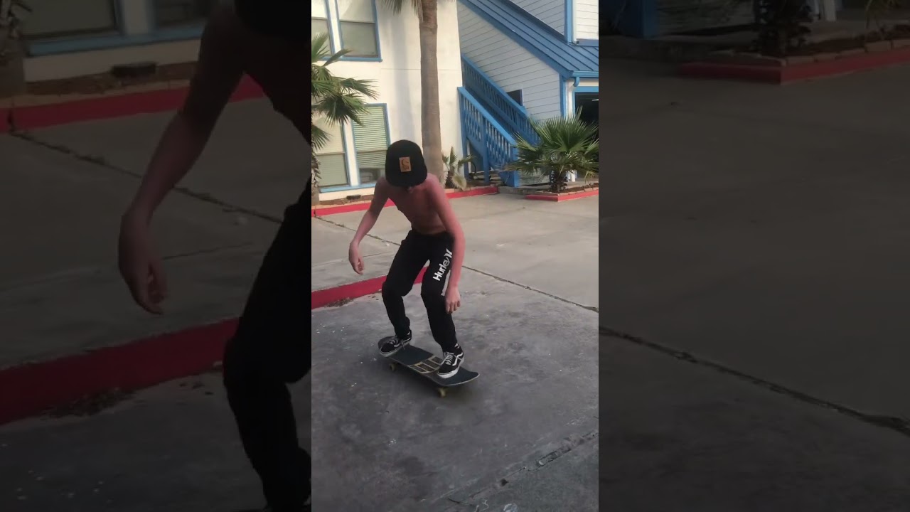 Skateboarding street spot in Texas 