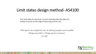 Implementation of Australian Steel design code (AS4100) in Staad.pro, PART-1