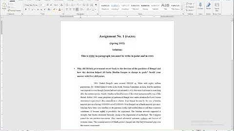 PAK301 Assignment No 1 Solution