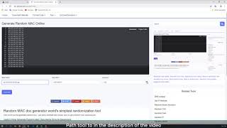 Generate Random MAC Online