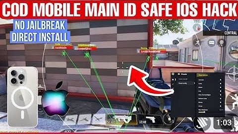 iOS Cod Mobile Hack ! Codm Mod Menu 2025 ! Non Jailbreak ! [ Aimbot + Esp ] 