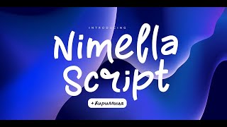 Nimella Script: A Lively and Emotional Hand Brush Font for Creators screenshot 5