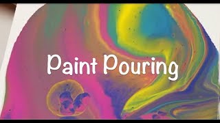 Paint Pouring DIY Tutorial with Tempera Paint