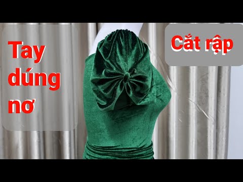 Video ????1️⃣ Tay Dúng Nơ ( tay cánh bướm) áp dụng cho đầm, sơ... - youtube