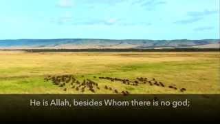 BEAUTIFUL QURAN VERSES - Surah Al-Hashr with subtitles