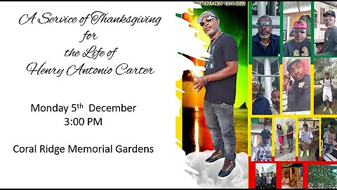A Service of Thanksgiving for the life of Henry An...