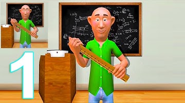 Crazy Teacher of Math in School Education Learning Gameplay Walkthrough Part 1 (IOS/Android)