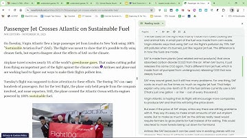 Reading Mode  - Google Chrome