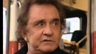 Video thumbnail of "Johnny Cash  - Glastonbury 1994 Interview (Channel 4)"