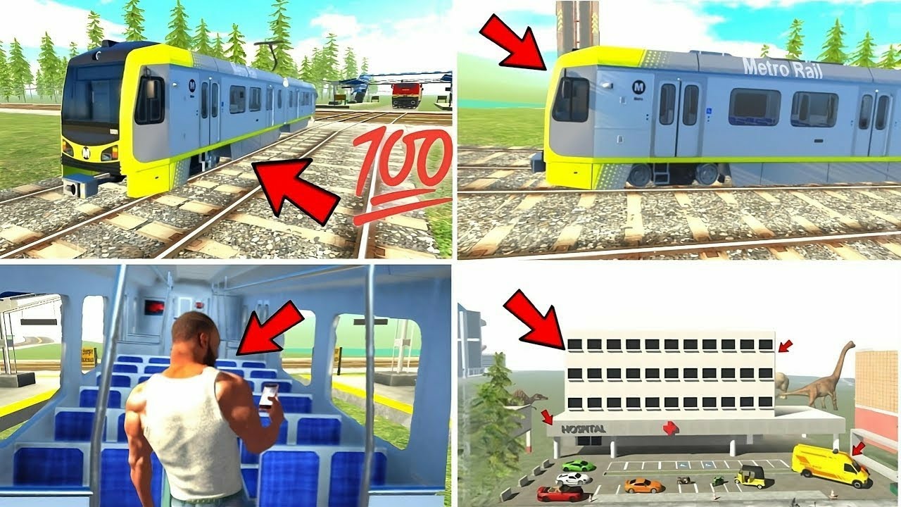 New Train in Update 😱| Secret Train RGS Tool Cheat Code in indian bikes ...