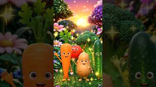 Learn Vegetable Names | Pre School Learning 🥕🍅🥦🥒🧒👩👩🏫 #gigglegarden #educationalvideo