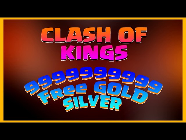 HOW TO GET 30,000,000 GOLD IN CLASH OF KINGS -(MOD HACK) 