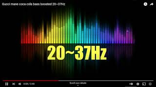 coca cola bass boosted 20-37Hz Resimi