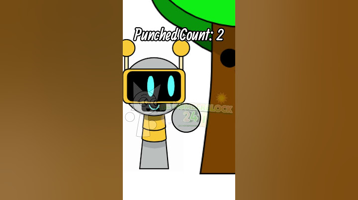 When #funbot punches a #tree  #sprunki #incredibox