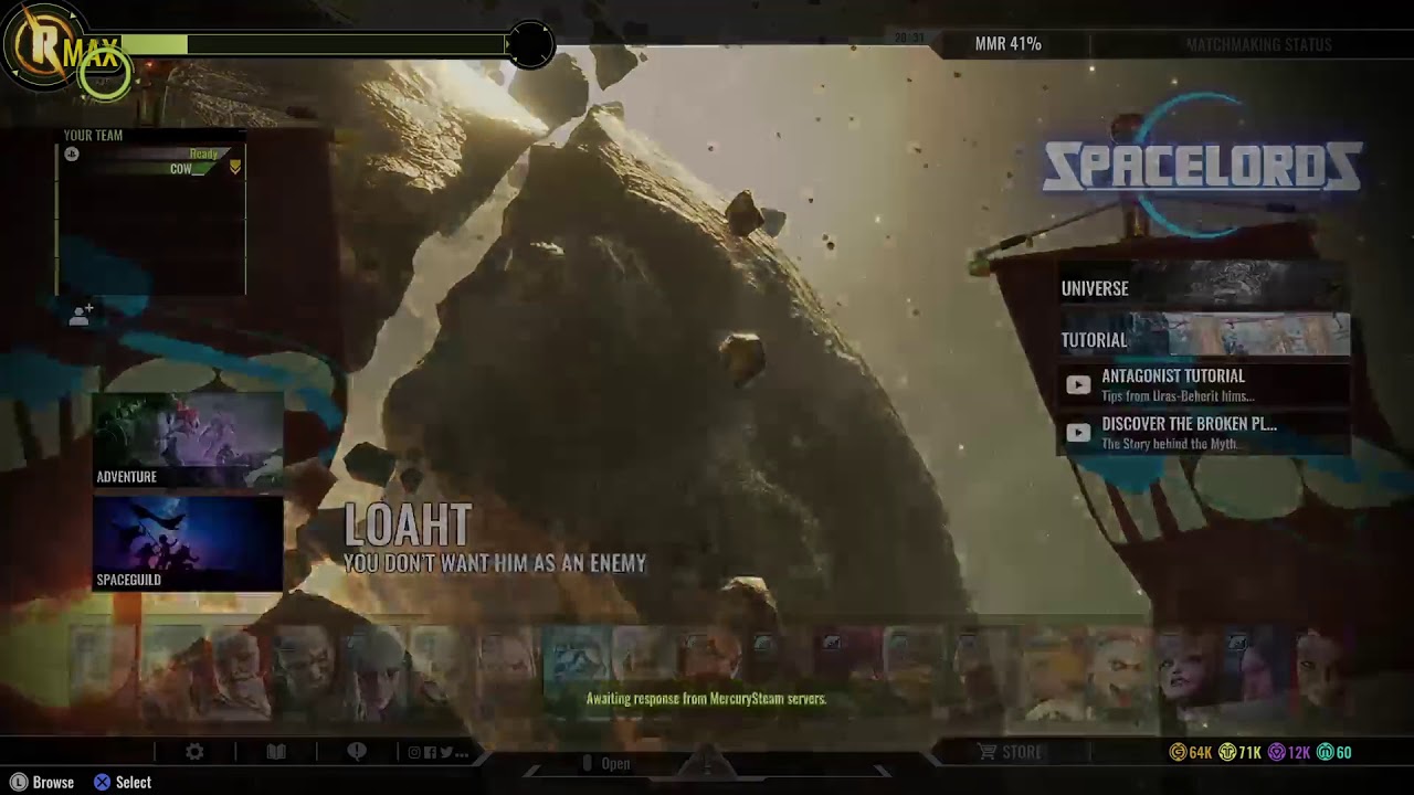 PS4 Spacelords Gameplay. Moo