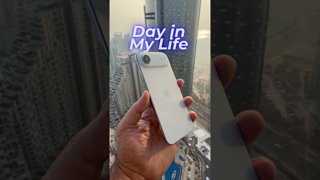 День из моей жизни&hellip; Выдержит ли iPhone Air это? 👀