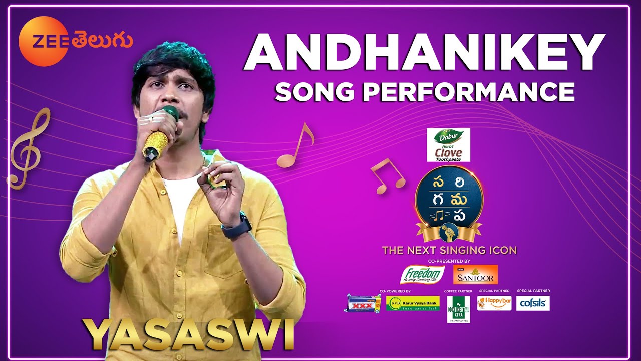 Andhanikey song performance by Yasaswi  SA RE GA MA PA The Next Singing ICON  Zee Telugu