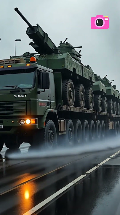 Massive Military Convoy on the Move 🚛