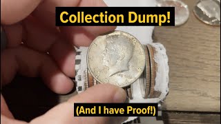 Collection Dump... And I have proof!  Coin Roll Hunting Silver Half Dollars