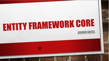 Entity Framework Core