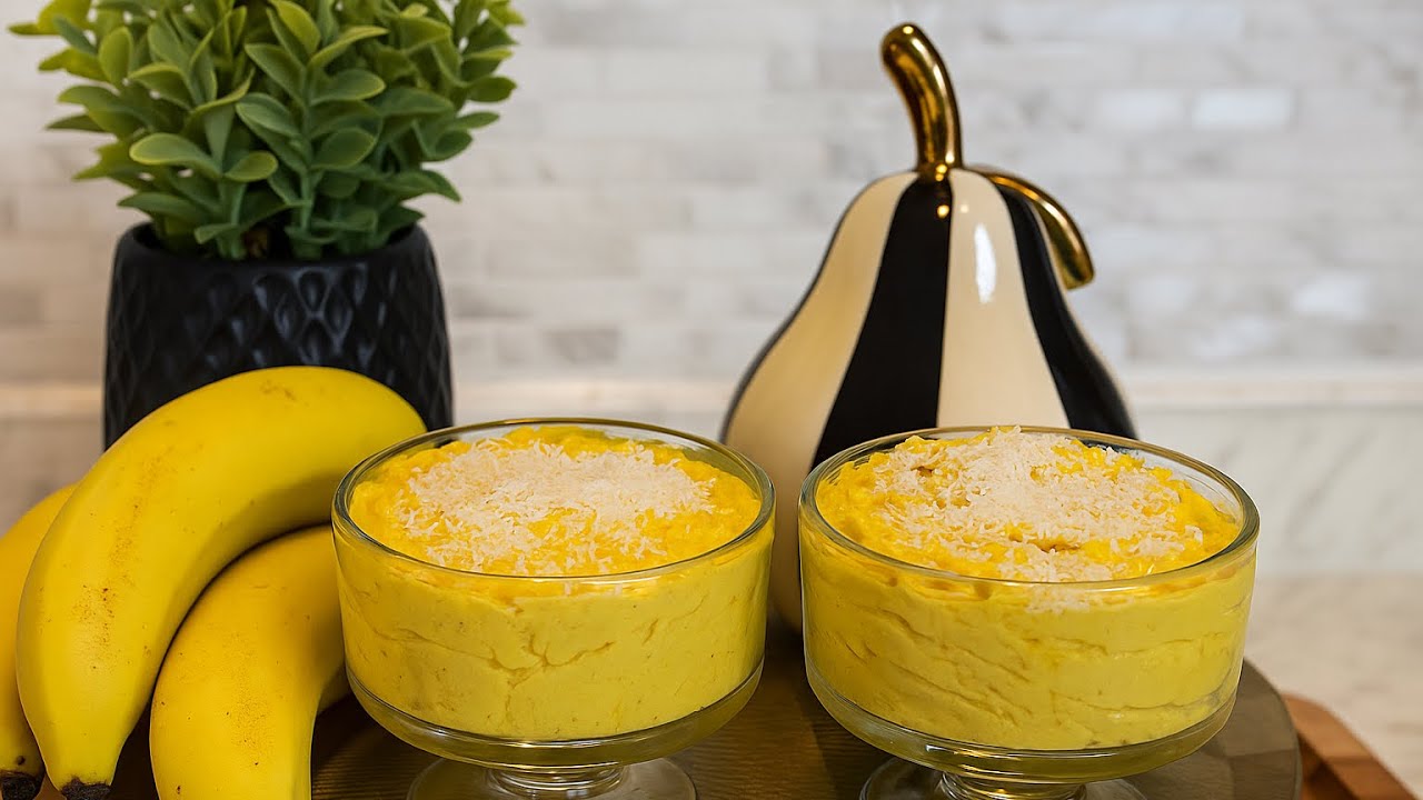 Banana Dessert So Creamy, You'll Forget It's Healthy!