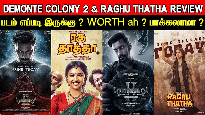 2 IN 1 Review | DemonteColony2 & RaghuThatha Reviews | Padam Worth ah ?