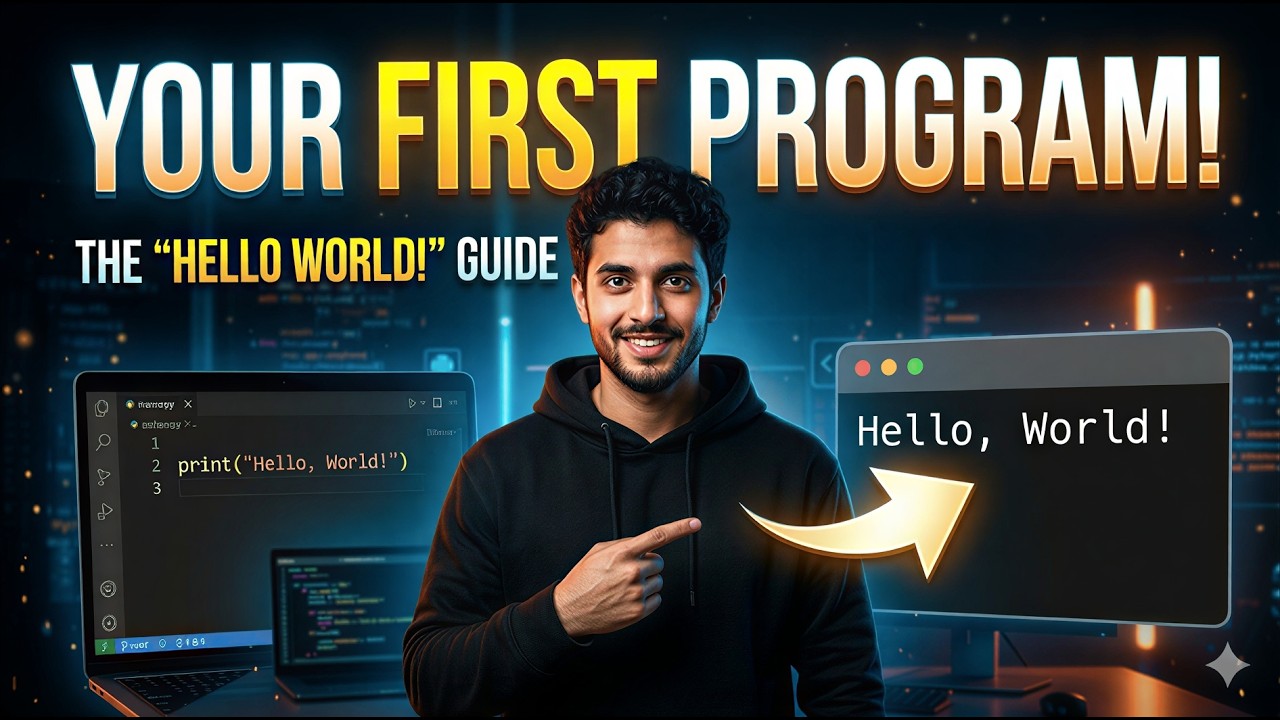 Your First Python Program Explained - YouTube