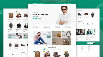 Modern eCommerce website with HTML CSS JS