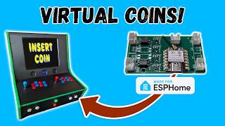 DIY Arcade Cabinet with custom coin controller (via Home Assistant) - No Marquee, full build